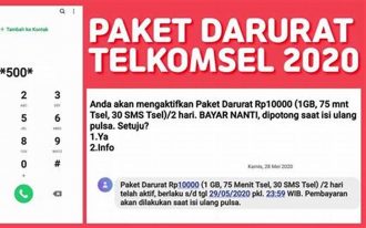Pulsa Dan Kuota Habis Paket Darurat Telkomsel Bayar Nanti
