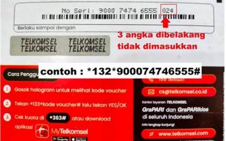Penipuan Kode Voucher Telkomsel